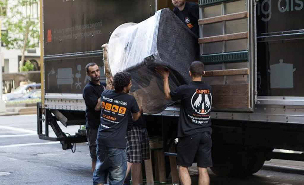 Empire Movers and Storage team loading a truck in Manhattan