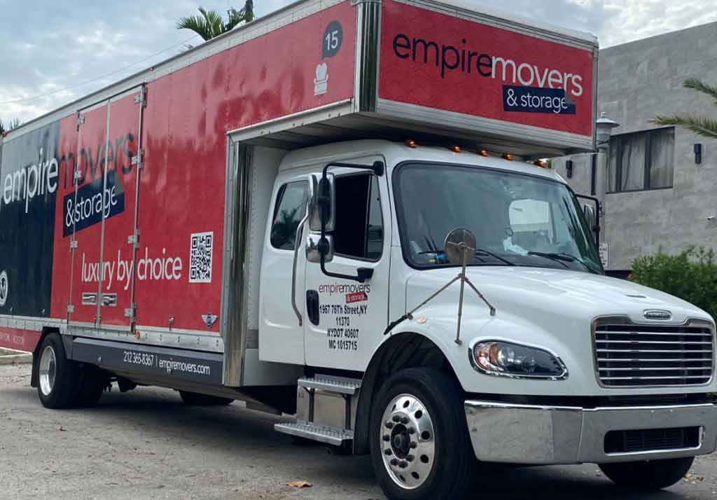 New York to Texas moving project begins.