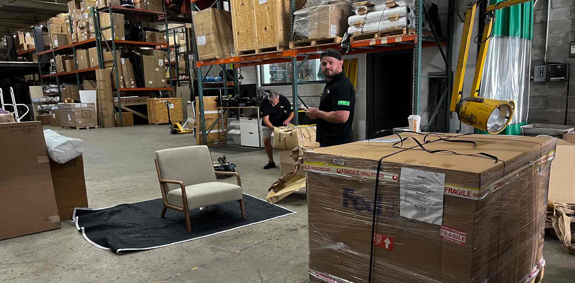 Empire Movers and Storage Long Island storage facility